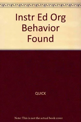 Instr Ed Org Behavior Found