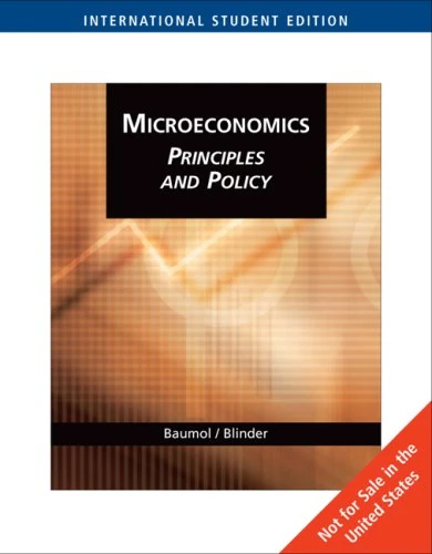 Microeconomics: Principles and Policy