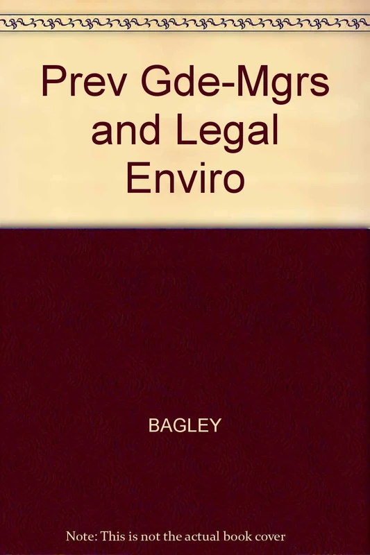 Prev Gde-Mgrs and Legal Enviro