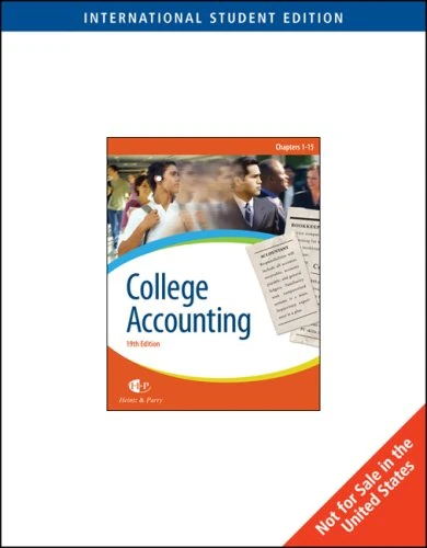 College Accounting, Chapters 1-15 (ISE)