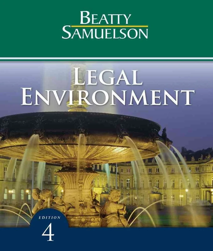 Legal Environment (Available Titles Cengagenow)