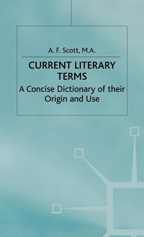 Macmillan Current Literary Terms - Concise Dictionary