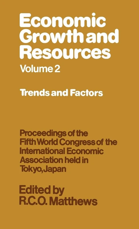 MACMILLAN Economic Growth and Resources Book
