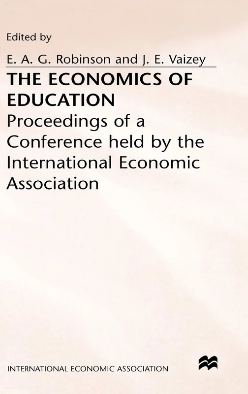The Economics of Education - International Economic Association