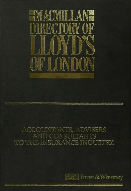 Macmillan Directory of Lloyd’s of London - Image 1