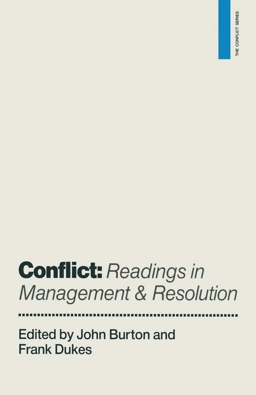 Conflict: Readings in Management and Resolution (The Conflict Series)
