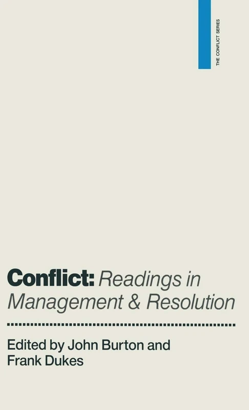 MACMILLAN Conflict: Readings in Management and Resolution