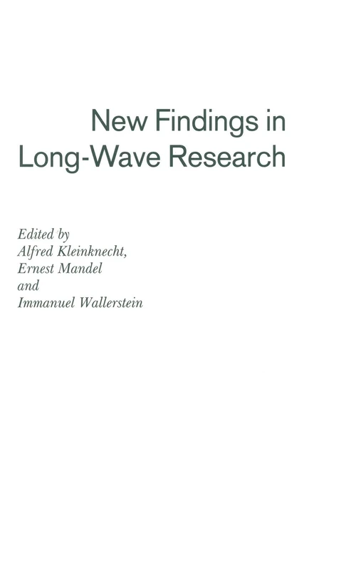 MACMILLAN New Findings in Long-Wave Research - Economics Book