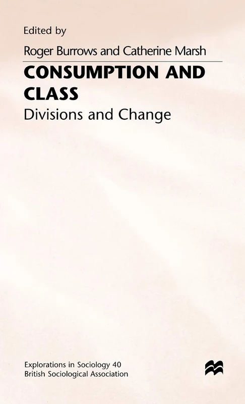 Consumption and Class: Divisions and Change (Explorations in Sociology.)