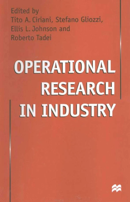 MACMILLAN Operational Research in Industry - Management Book