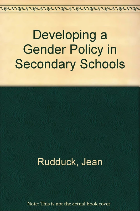 Developing a Gender Policy in Secondary Schools