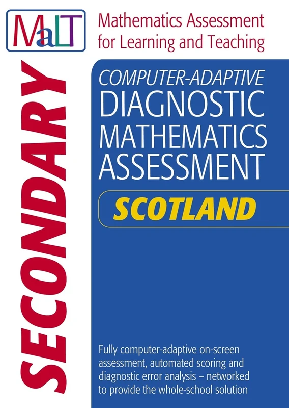 Mathematics Assessment for Learning and Teaching Diagnostic Maths Analysis: Secondary CD-ROM Scottish Edn