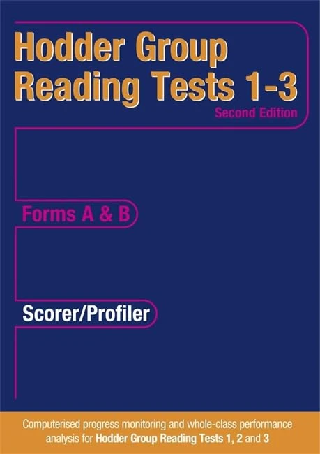 Hodder Group Reading Tests II: 1-3 Scorer/Profiler CD-ROM