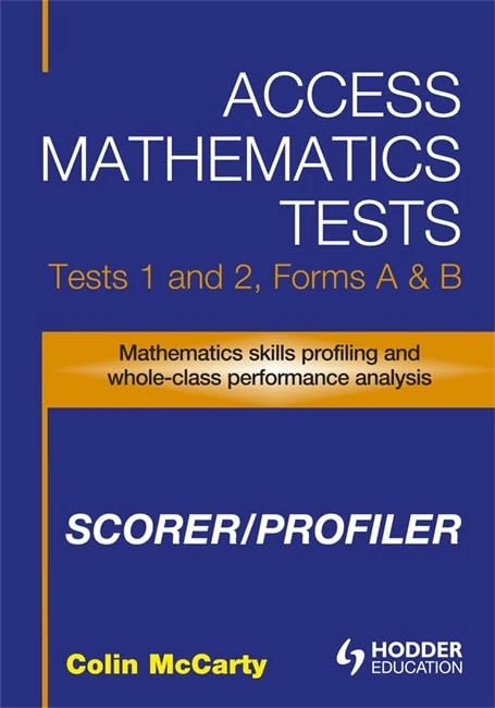 Access Mathematics Tests (AMT) 1 & 2 Scorer/Profiler CD-ROM