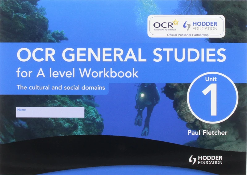 OCR General Studies for A Level: Cultural and Social Domains - Workbook Unit 1 (OCGS)(Pack of 10)