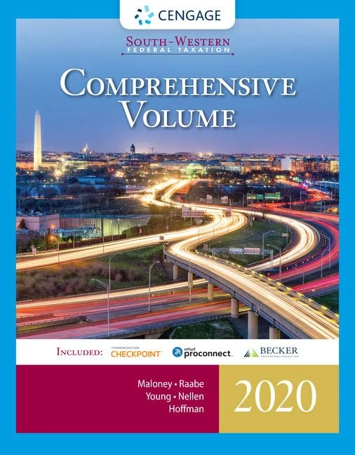 Cengage South-Western Federal Taxation 2020 Comprehensive