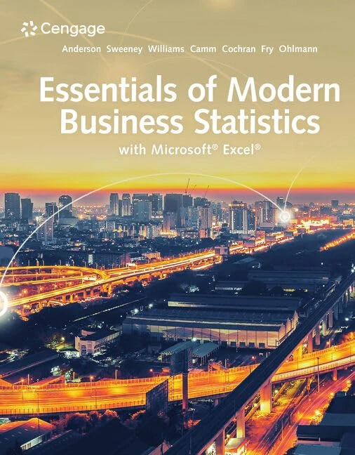 Essentials of Modern Business Statistics with Microsoft® Excel® (Mindtap Course List)