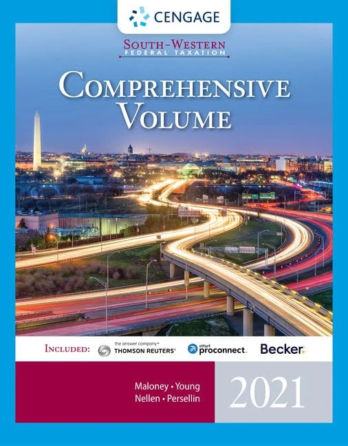 South-Western Federal Taxation 2021: Comprehensive (with Intuit ProConnect Tax Online & RIA Checkpoint�, 1 term Printed Access Card)