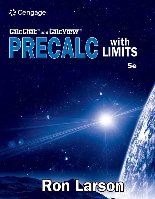 Precalculus with Limits: CalcChat and CalcView