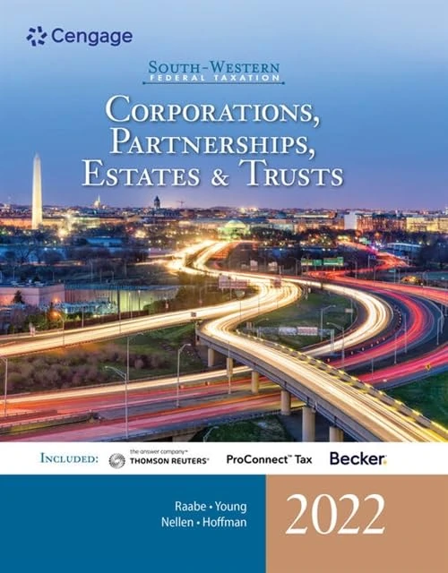 South-Western Federal Taxation 2022: Corporations, Partnerships, Estates and Trusts (Intuit ProConnect Tax Online & RIA Checkpoint, 1 term Printed Access Card)