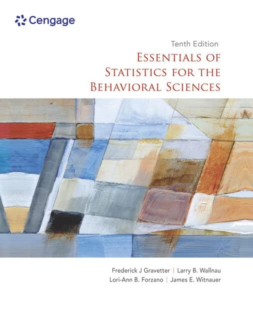 Cengage Essentials of Statistics for the Behavioral Sciences