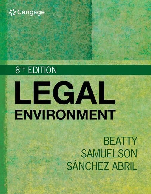 Legal Environment (Mindtap Course List)