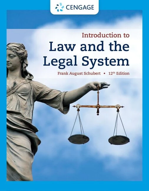Cengage Introduction to Law and the Legal System - 12th Edition - Image 1