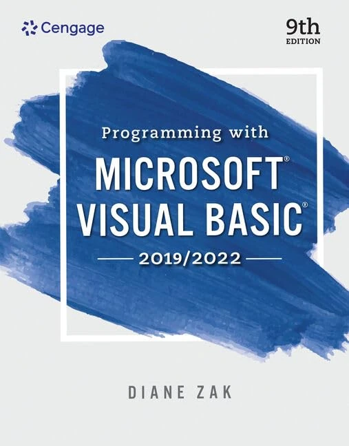 Programming With Microsoft Visual Basic 2019/2022 (Mindtap Course List)