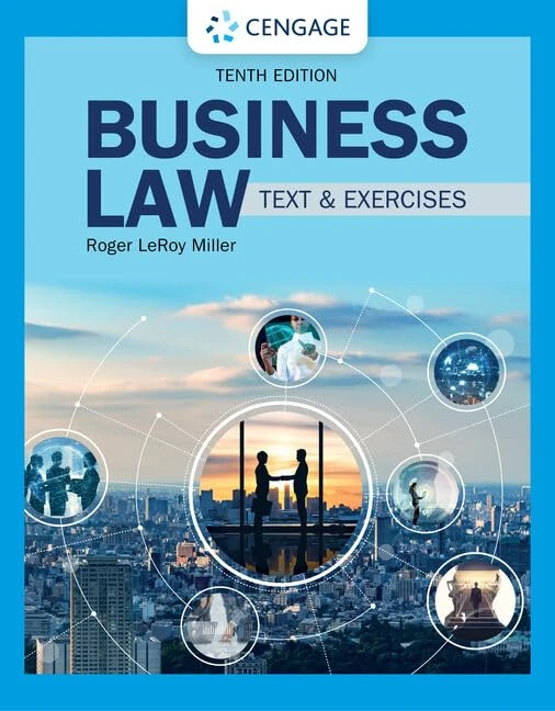 Business Law: Text & Exercises (Mindtap Course List)