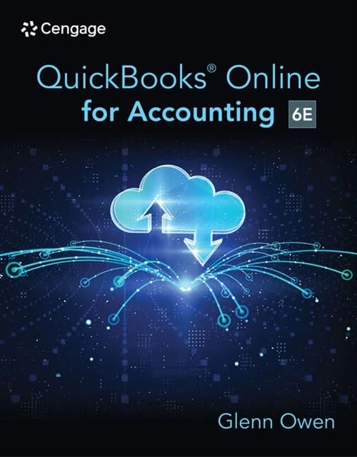 Cengage Learning Using QuickBooks Online for Accounting 2023