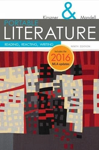 PORTABLE Literature: Reading, Reacting, Writing (w/ MLA9E Update Card): Reading, Reacting, Writing with (2021 MLA Update Card)