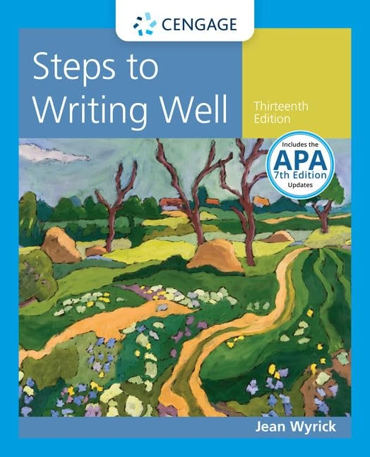 Steps to Writing Well (w/ APA7E Updates & MLA9E Update Card): 2020 Apa Update Edition