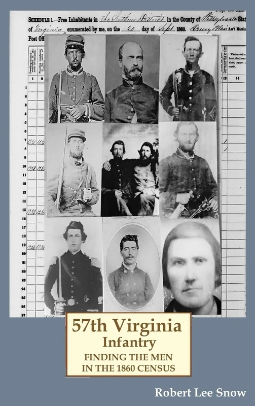 57th Virginia Infantry: Finding the Men in the 1860 Census