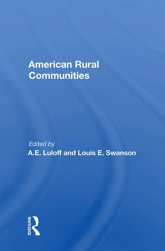 American Rural Communities by Routledge - Anthropology Book