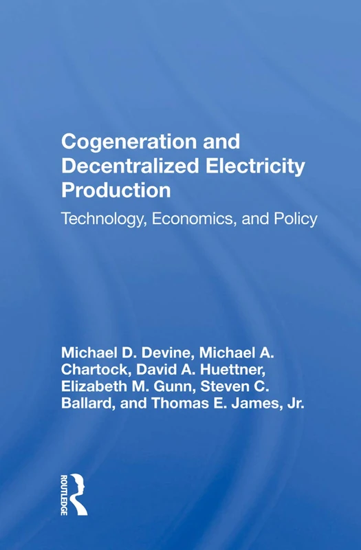 Routledge - Cogeneration and Decentralized Electricity Production - Image 1
