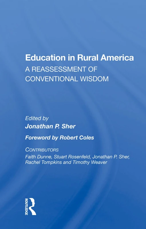 Routledge - Education In Rural America: A Reassessment