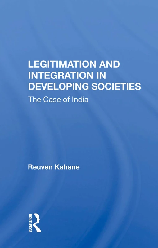 Legitimation And Integration In Developing Societies - Routledge - Image 1