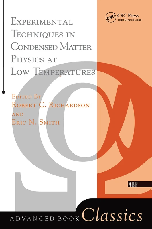 CRC Press Experimental Techniques In Condensed Matter Physics