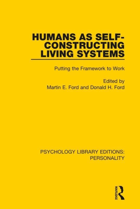 Routledge Humans as Self-Constructing Living Systems - Psychology
