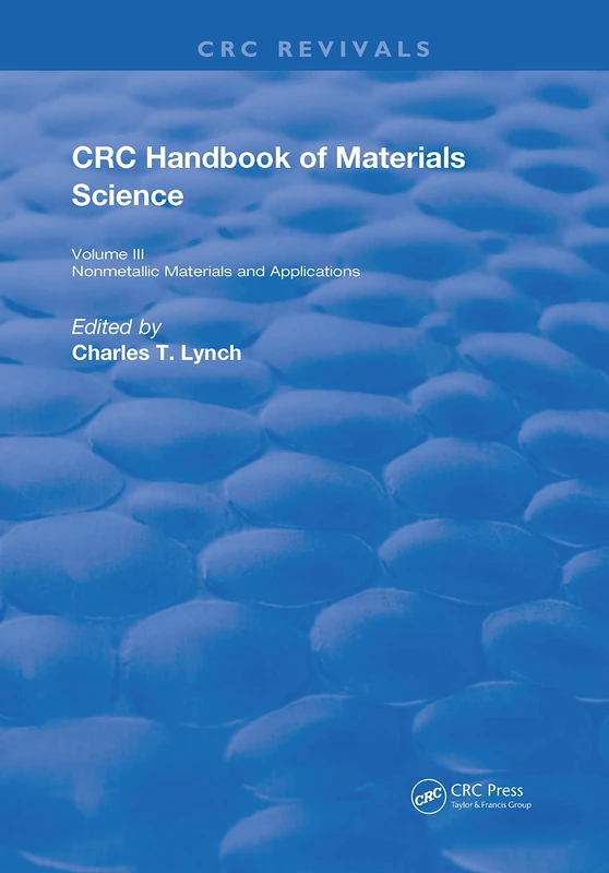 CRC Press Handbook of Materials Science: Nonmetallic Materials