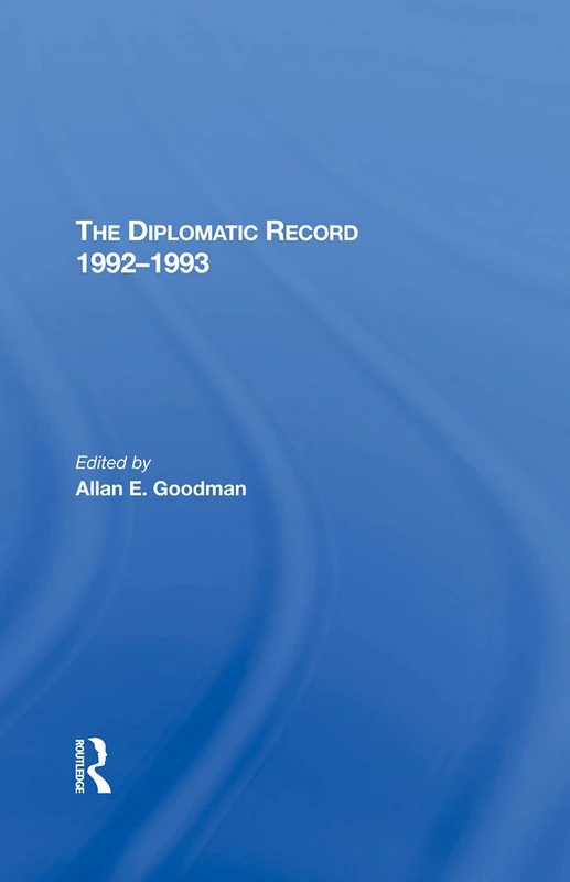 The Diplomatic Record 19921993