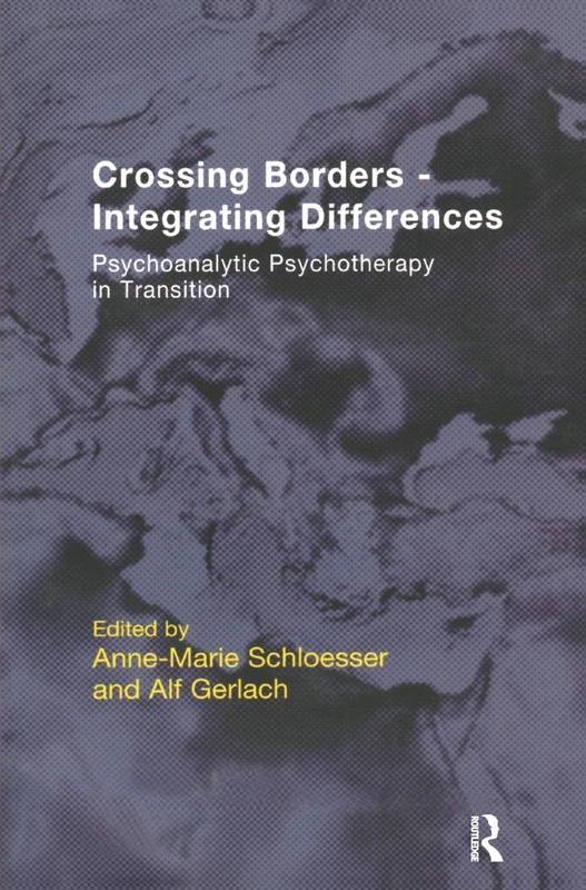 Routledge Crossing Borders - Psychoanalytic Psychotherapy Book