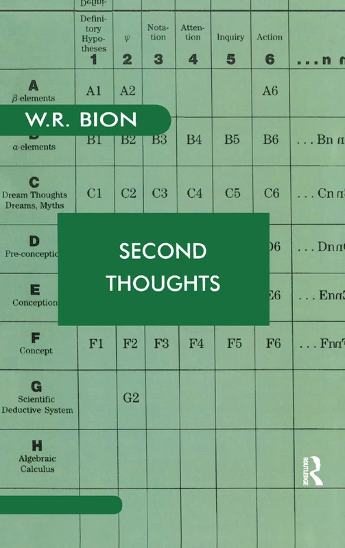 Second Thoughts: Selected Papers on Psychoanalysis (Maresfield Library) - Image 1