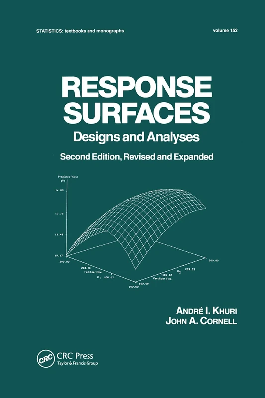 Response Surfaces: Designs and Analyses: Second Edition: 152 (Statistics: A Series of Textbooks and Monographs)