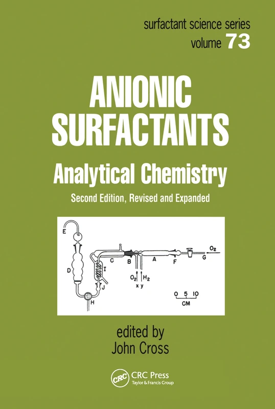 Anionic Surfactants: Analytical Chemistry, Second Edition,: 73 (Surfactant Science)