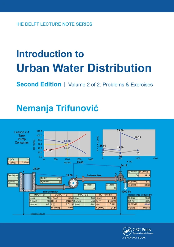 Introduction to Urban Water Distribution, Second Edition: Problems & Exercises (IHE Delft Lecture Note Series)