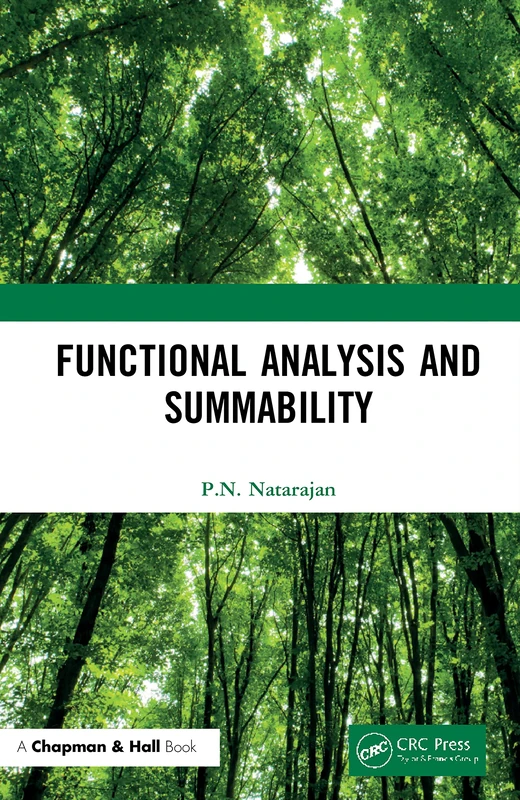 CRC Press Functional Analysis and Summability - Math Textbook