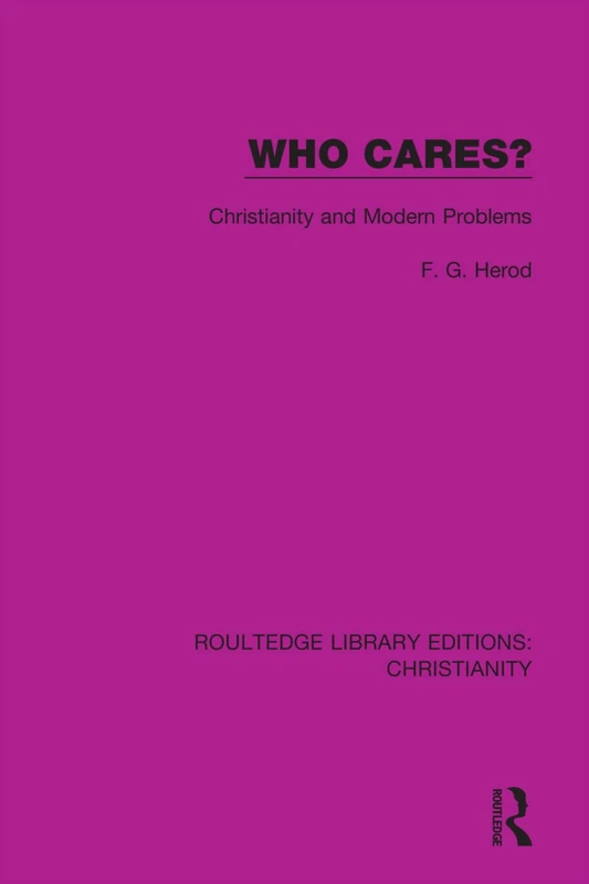 Routledge Who Cares? Christianity and Modern Problems - Book - Image 1