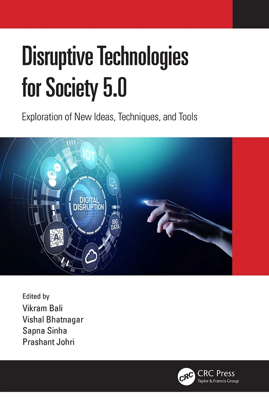 CRC Press Disruptive Technologies for Society 5.0 Book