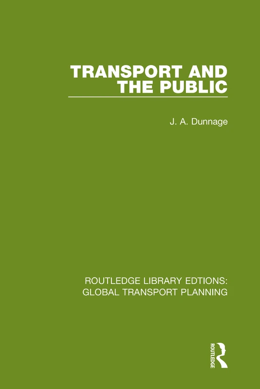 Routledge Transport and the Public - Global Transport Planning